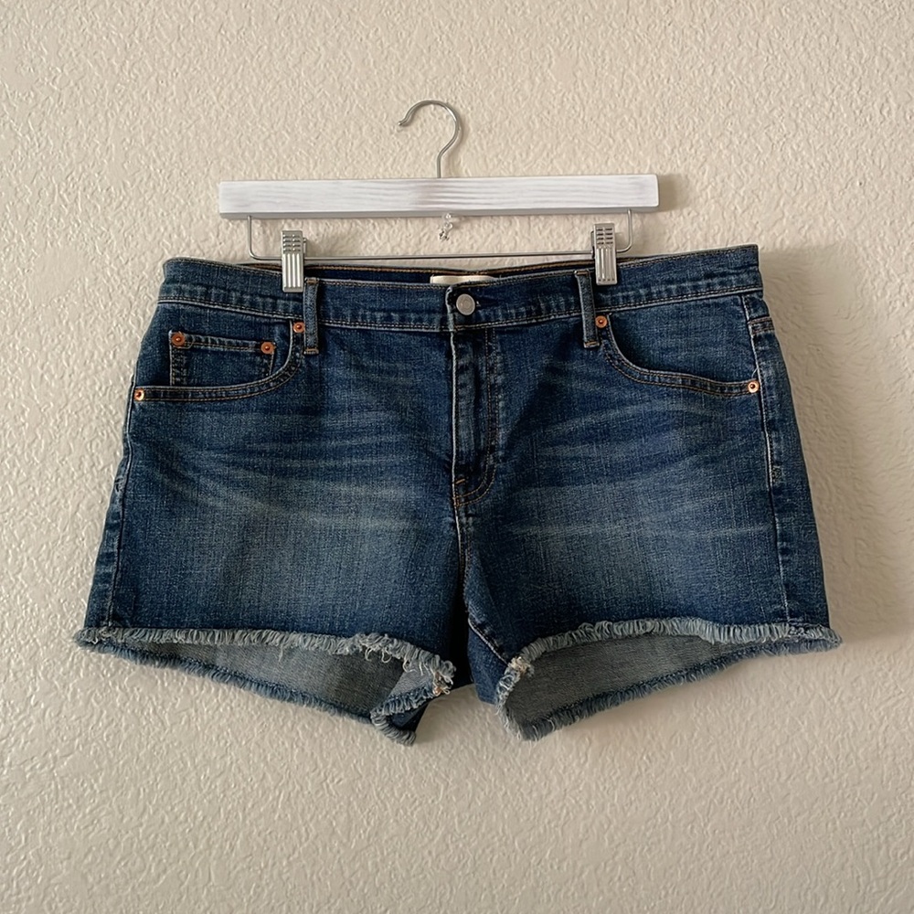 GAP 1969 Jean Shorts Zipper Fly Blue